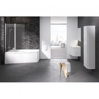 Шторка на ванну Ravak 10° 10CVS2-100 R 7QRA0C03Z1 Transparent профиль хром правый